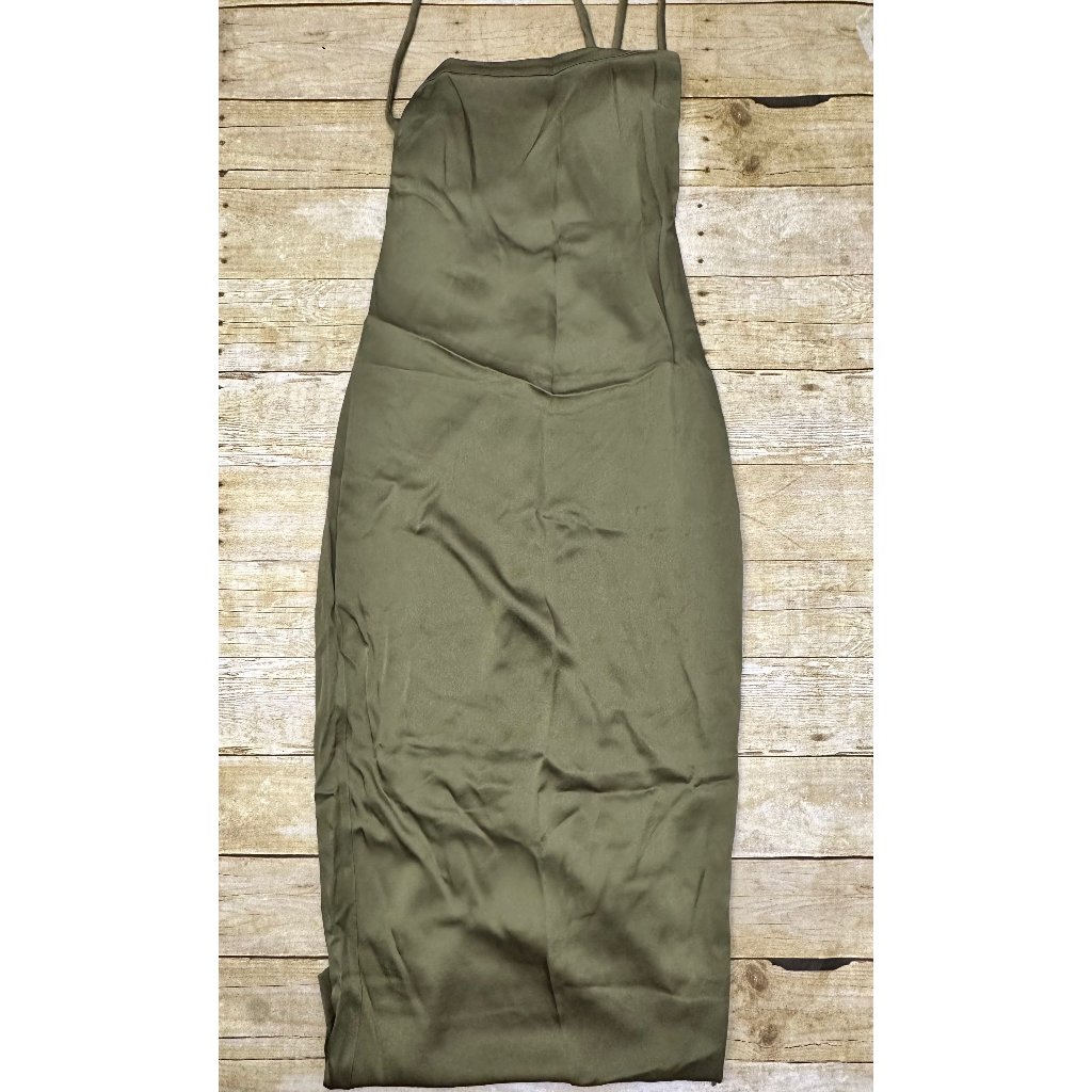 Paris Georgia 06 Talia Slip Dress In Green